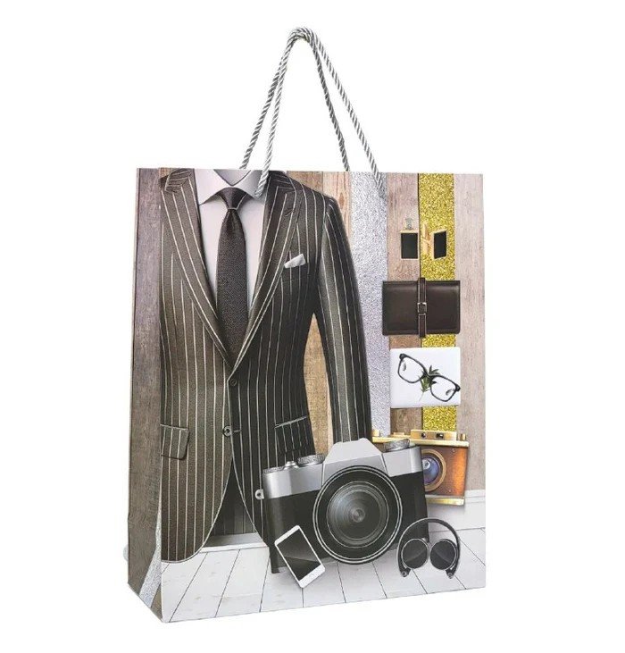 Sac a main pour Cadeau 26x32x10cm 12pc- SM1760M-1-2-3-4